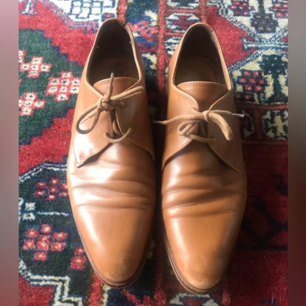 EVERLANE The Modern Oxford in Cognac - women’s 10